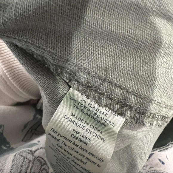 Faherty Utility Mini Skirt in Fatigue - Picture 12 of 13